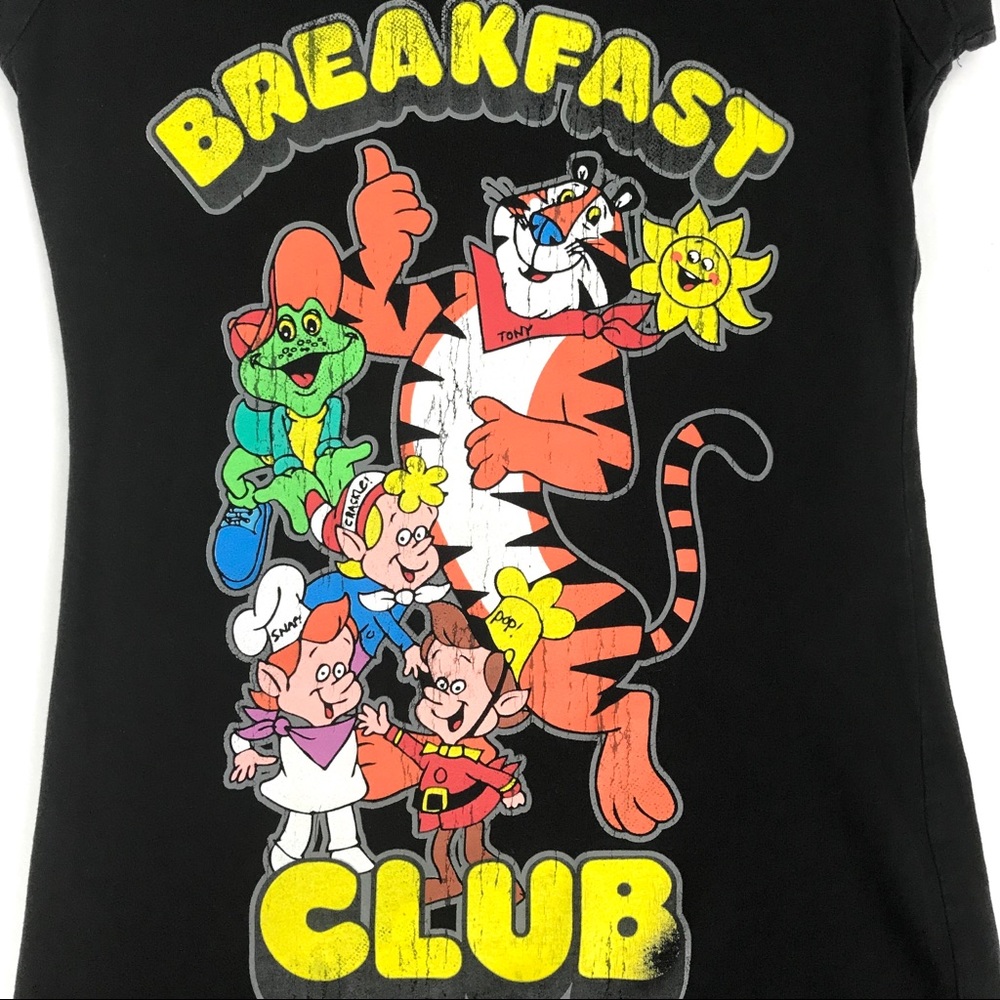 Vintage Kellogg Tshirt Size S Women Breakfast Club - Picture 2 of 6